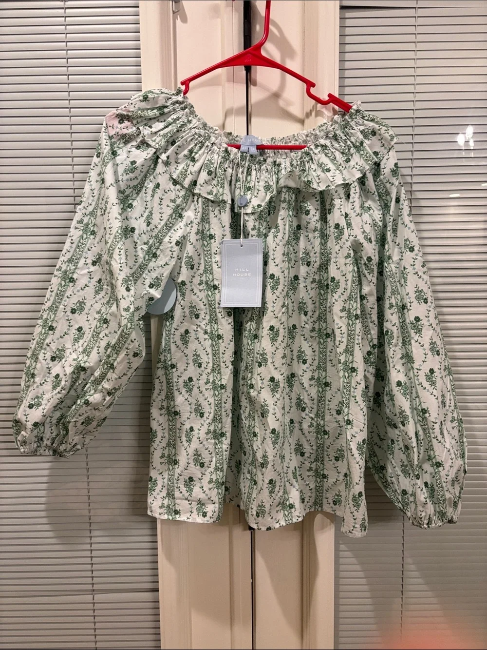 Women’s Hill House Two-Piece Green Floral Short Set - Picture 2 of 6